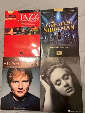Music Songbook Bundle - Jazz Standards, The Greatest Showman, Adele , Ed Sheeran